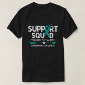 Warrior Support Squad Scleroderma Awareness Feau T-shirt (Design voorkant)