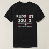 Warrior Support Squad Sickle Cell Anemia Bewusthei T-shirt (Design voorkant)