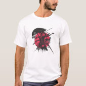 "Warrior T-Shirt for Men – Fearless Graphic Tee  (Voorkant)