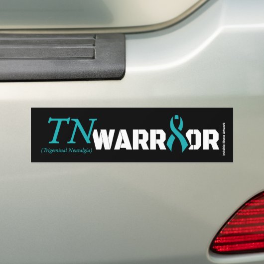 WARRIOR...TN BUMPERSTICKER (Op auto)
