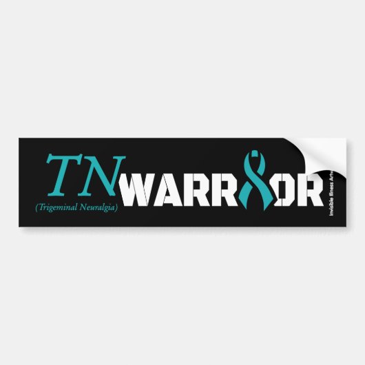 WARRIOR...TN BUMPERSTICKER (Voorkant)