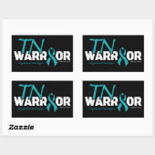 WARRIOR...TN RECHTHOEKIGE STICKER (Vel)