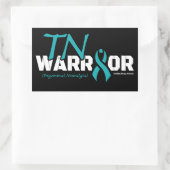 WARRIOR...TN RECHTHOEKIGE STICKER (Tas)