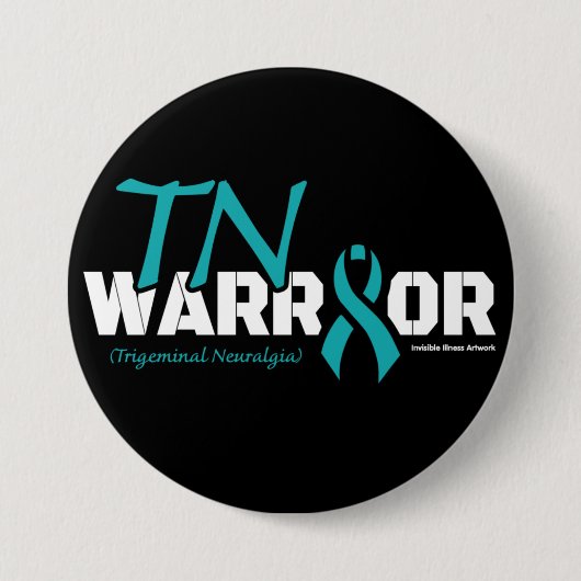 WARRIOR...TN RONDE BUTTON 7,6 CM (Voorkant)