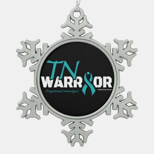 WARRIOR...TN TIN SNEEUWVLOK ORNAMENT (Voorkant)