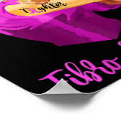 Warrior Unbreakable - Fighter Fibromyalgia Awarene Poster (Hoek)