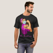 Warrior Unbreakable - Fighter Fibromyalgia Awarene T-shirt (Voorkant volledig)