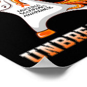 Warrior Unbreakable Multiple Sclerose Awareness U Poster (Hoek)
