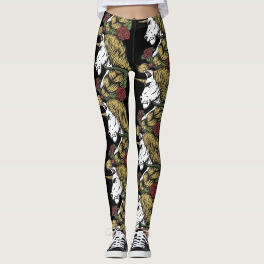 Warrior Unicorn Party Leggings (Voorkant)