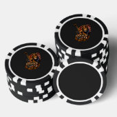 Warrior Vader Leeuw Amerikaanse Vlag Gitaar Poker Chips (Opstapeling)