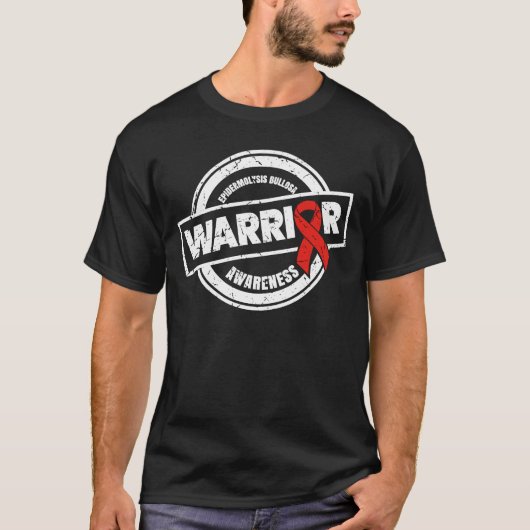 'Warrior' voor Epidermolysis Bullosa Awareness Mon T-shirt (Voorkant)