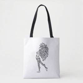 Warrior Vrouw Design Tote Bag