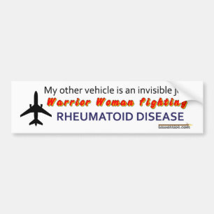 Warrior Vrouw tegen RA/RD Bumpersticker