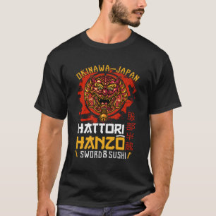 Warrior Warrior Okinawa Japan Tori Hanzo Sword en T-shirt