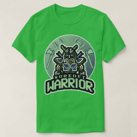 Warrior werkout t-shirt (Design voorkant)