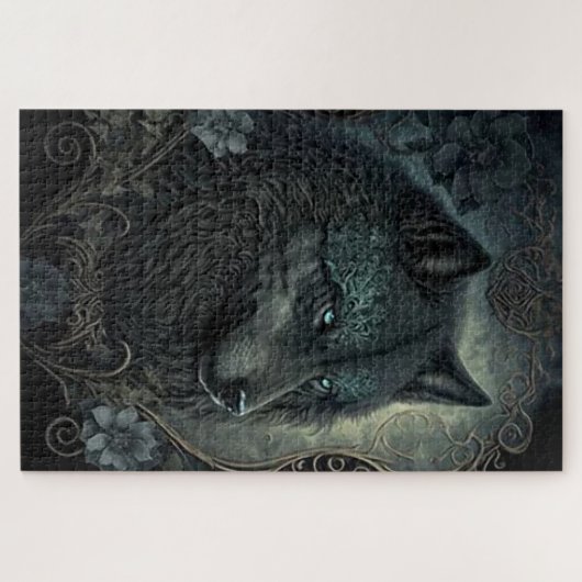 Warrior Wolf Legpuzzel (Horizontaal)