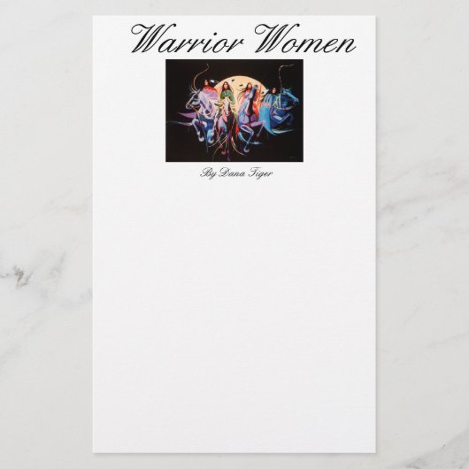 Warrior Women briefpapier (Voorkant)
