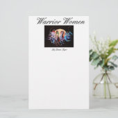 Warrior Women briefpapier (Staand voorkant)