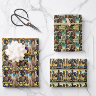 Warrior Wrapping Paper Sheets (stijl 2)