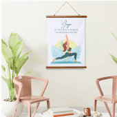 Warrior Yoga Art –  Inspirerend Hangend Wandkleed