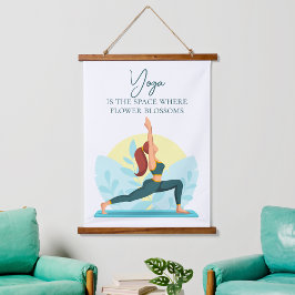 Warrior Yoga Art –  Inspirerend Hangend Wandkleed