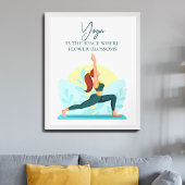 Warrior Yoga Art –  Inspirerend Poster