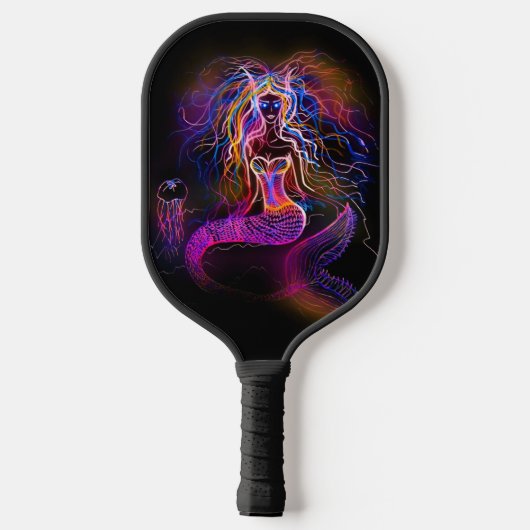 Warrior Zeemeermin Pickleball Paddle (Achterkant)