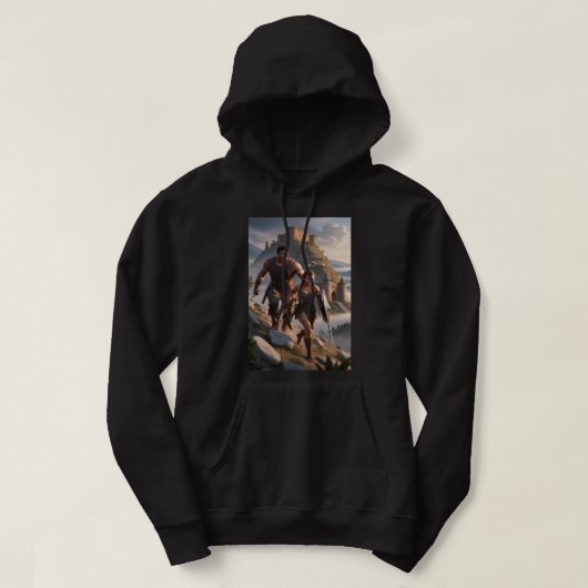 Warrior's Ascent Hooded Sweatshirt (Design voorkant)