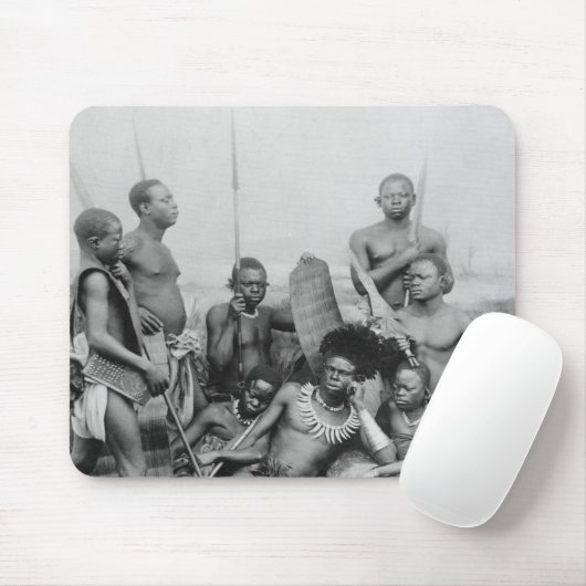 Warriors, Belgisch Congo, 1894 Muismat (Met muis)