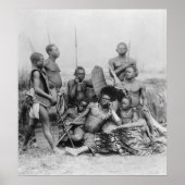 Warriors, Belgisch Congo, 1894 Poster (Voorkant)