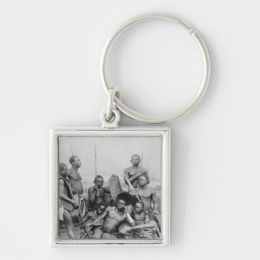 Warriors, Belgisch Congo, 1894 Sleutelhanger (Voorkant)