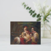 Warriors Briefkaart (Staand voorkant)