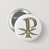 Warriors Cross Ronde Button 5,7 Cm (Voorkant /achterkant)