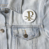 Warriors Cross Ronde Button 5,7 Cm (In situ)