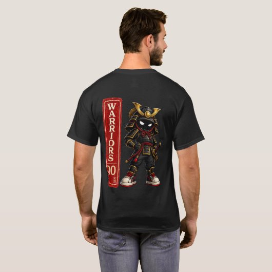 Warriors Do Hero Pose T-shirt (Achterkant volledig)