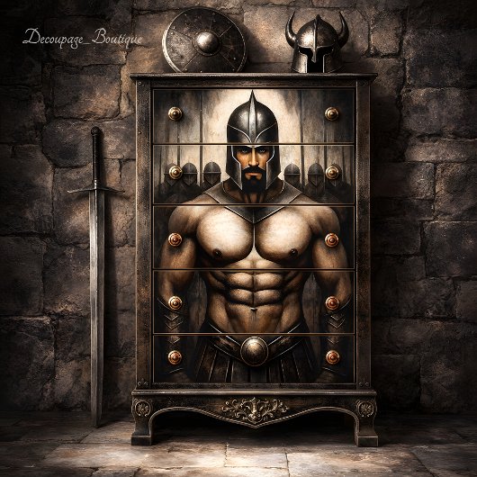 Warrior's Edge Decoupage Tissuepapier