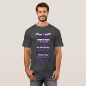 Warrior's gebed.. Epilepsy T-shirt (Voorkant volledig)