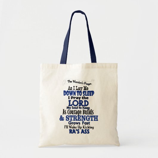 Warrior's gebed...RA Tote Bag (Voorkant)