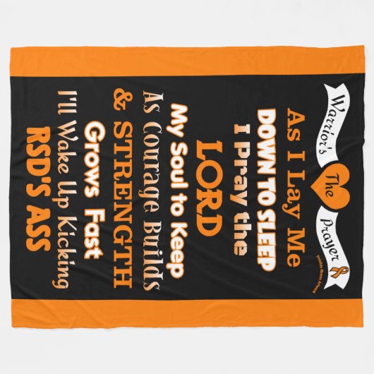 Warrior's gebed...RSD Fleece Deken (Voorkant (Horizontaal))