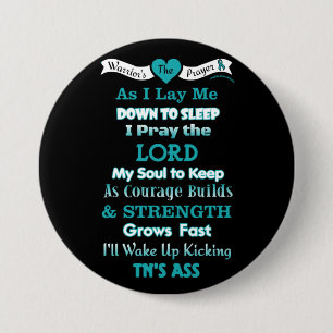 Warrior's gebed...TN Ronde Button 7,6 Cm