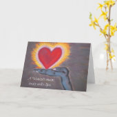 Warrior's Heart-wenskaart Kaart (Gele Bloem)