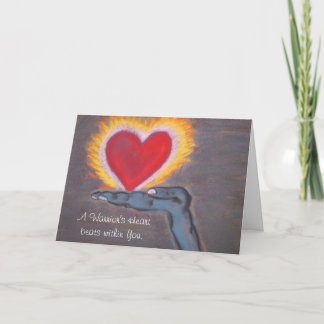 Warrior's Heart-wenskaart Kaart