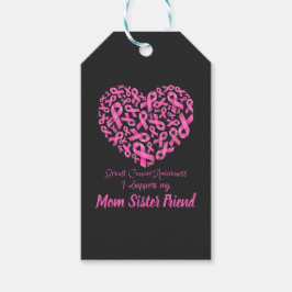 Warriors in Pink: Breast Cancer Awareness Cadeaulabel