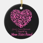 Warriors in Pink: Breast Cancer Awareness Keramisch Ornament (Voorkant)