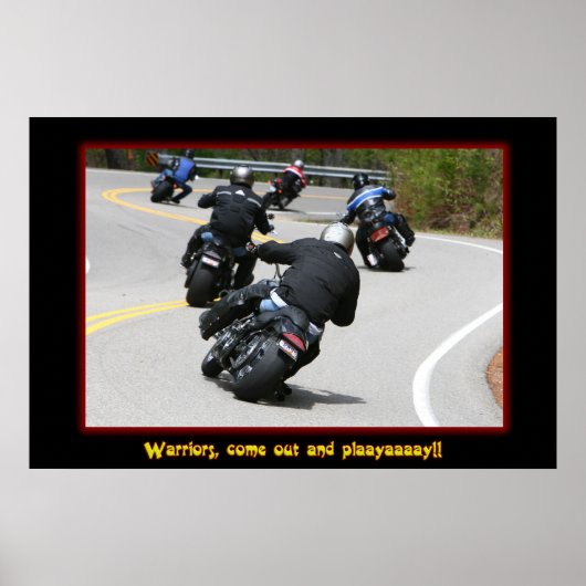 Warriors, kom naar buiten en plaayaaay!!! poster (Voorkant)