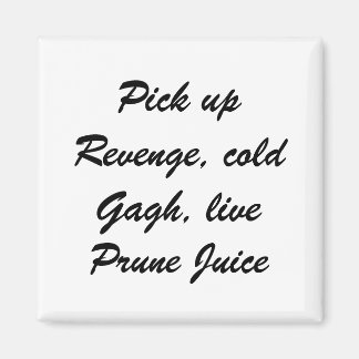 Warrior's maaltijd boodschappenlijst magneet