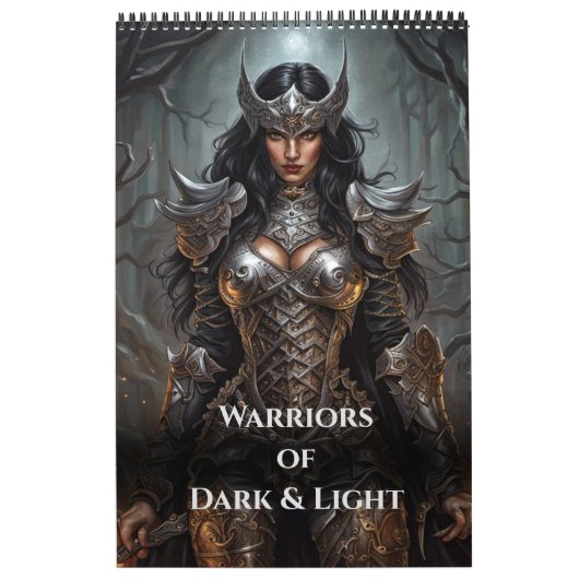 Warriors of Dark & Light van Ivy en Bat Art Kalender (Hoes)
