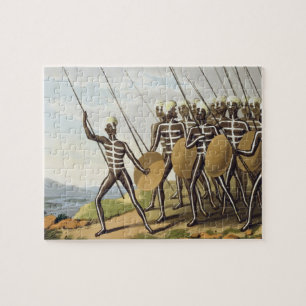 Warriors of New South Wales, gegraveerd door Matth Legpuzzel