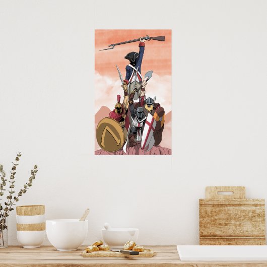 Warriors of the West Poster (Keuken)