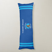Warrior's Path Body Pillow: een credo van moed Lichaamskussen (Achterkant (Verticaal))